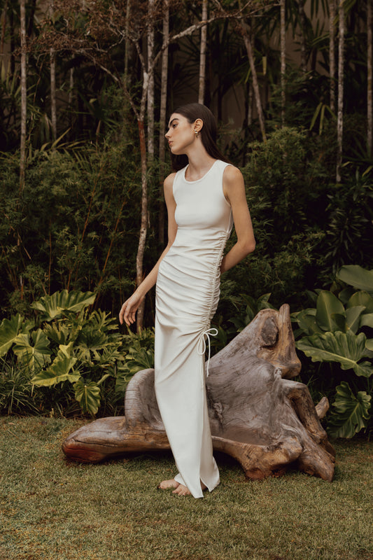 Vestido Liè Off White