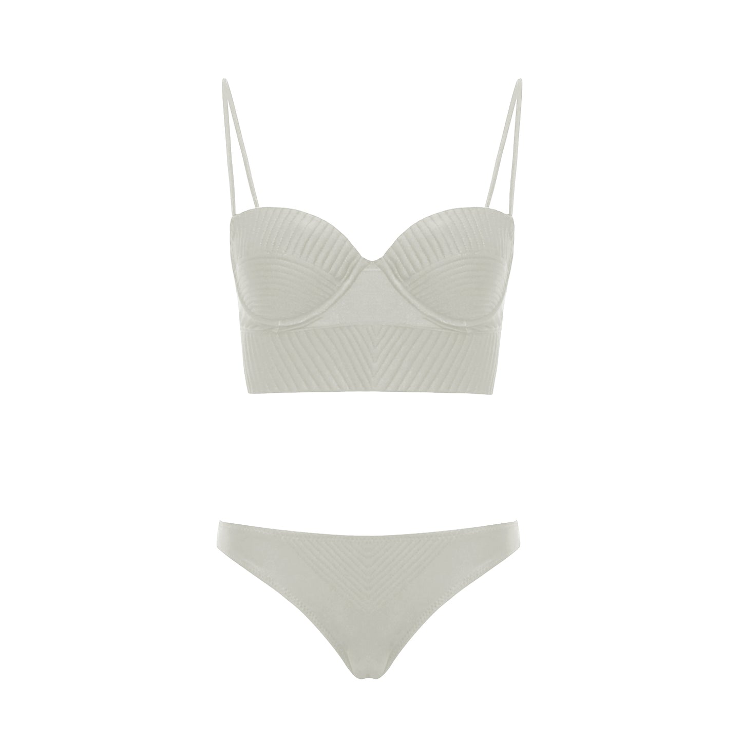 Biquini Helena Com Calcinha Off White