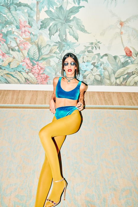 Biquini Must Azul Veludo