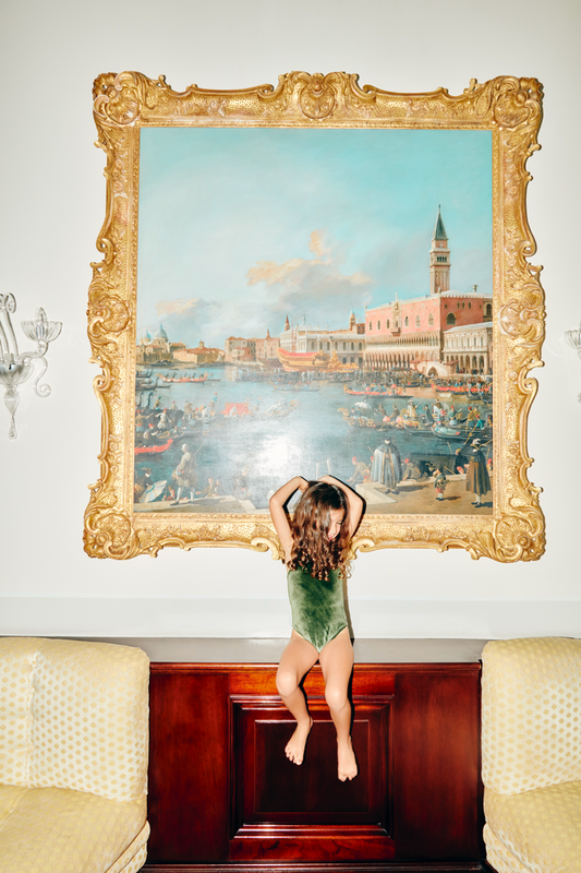 Maiô Love Verde Veludo