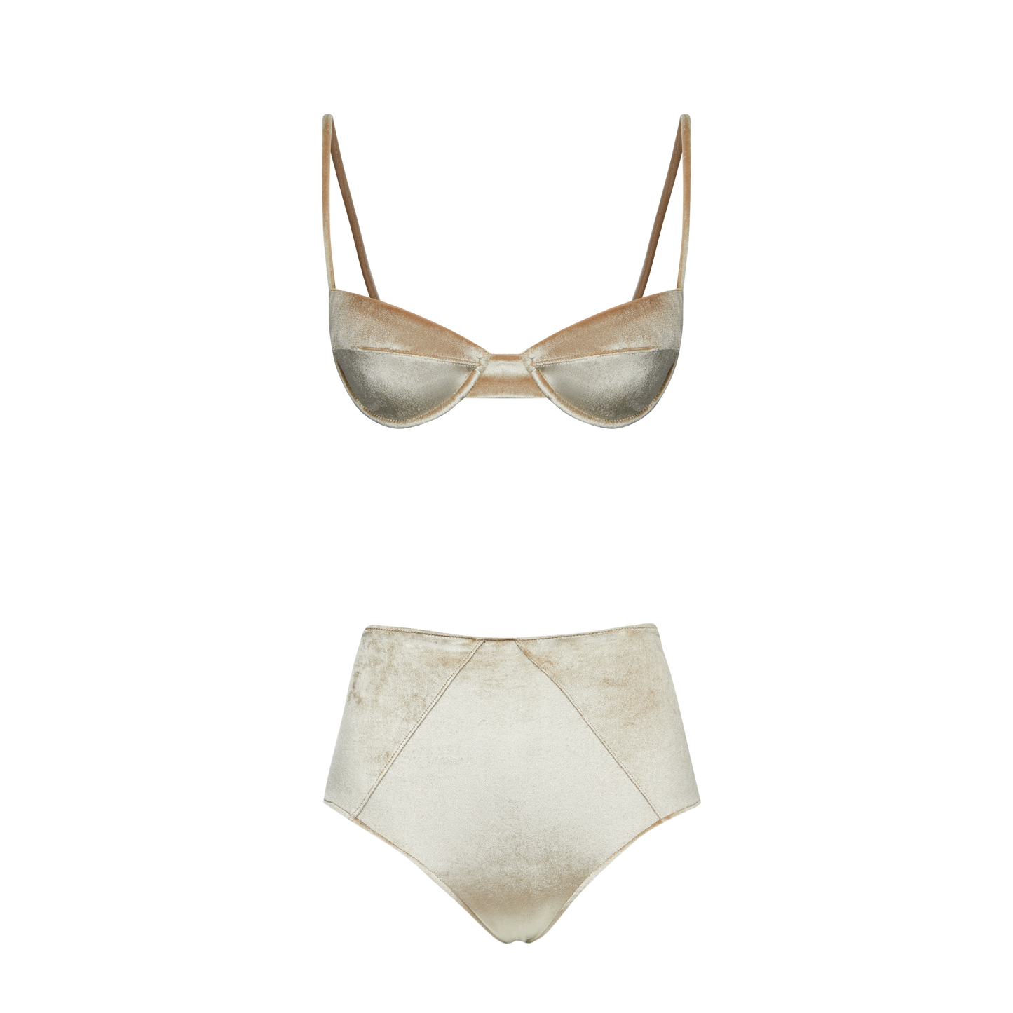 Biquini Chic Dourado Veludo