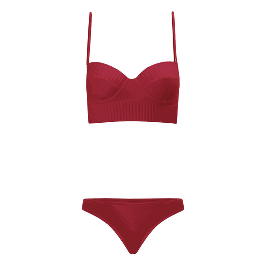 Biquini Ana Lu com calcinha Vermelho