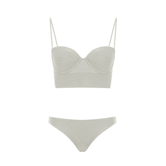 Biquini Helena Com Calcinha Off White