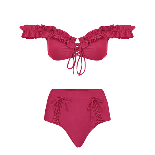 Biquini Luiza Pink Cereja