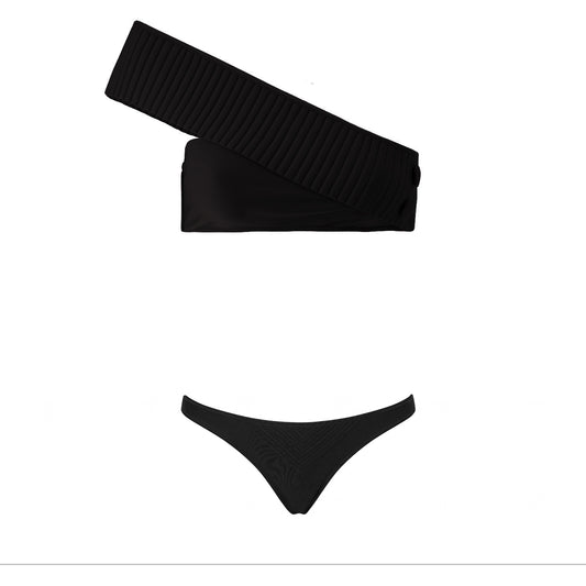 Biquini Denize com calcinha Preto