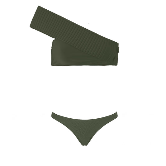Biquini Denize com calcinha Verde Musgo