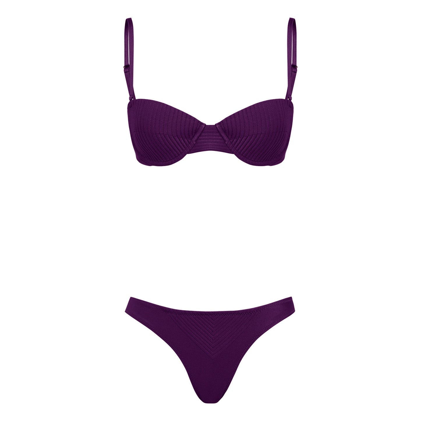 Biquini Teresa Roxo
