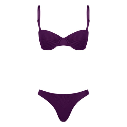 Biquini Teresa Roxo