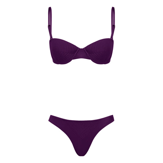 Biquini Teresa Roxo