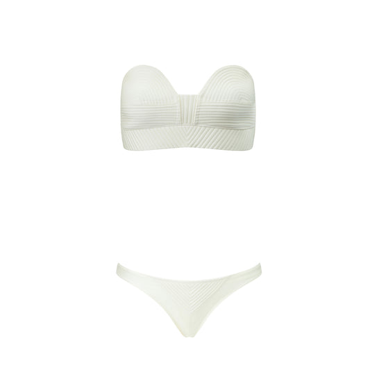 Biquini Maria Com Calcinha Off White
