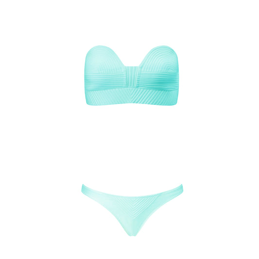 Biquini Maria Com Calcinha Verde Piscina
