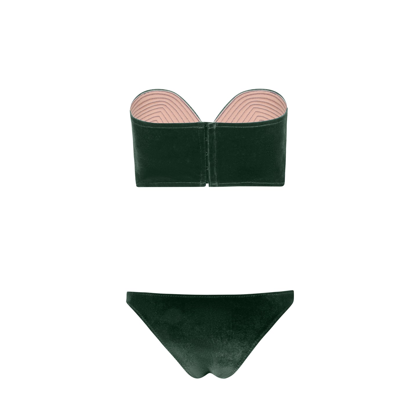 Biquini Maria Com Calcinha Verde Veludo