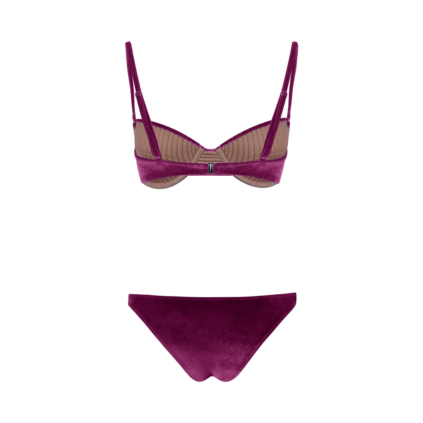 Biquini Teresa Pink Veludo