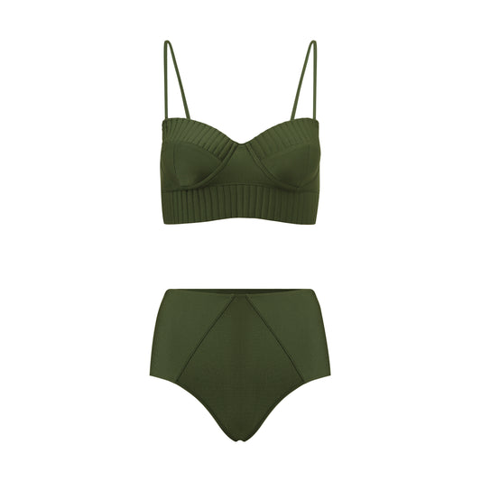 Biquini Ana Lu Verde Musgo