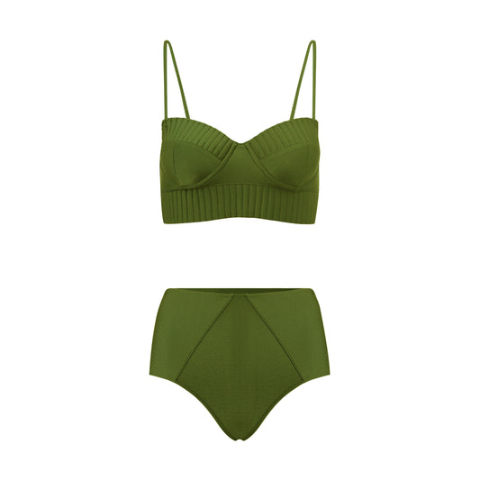 Biquini Ana Lu Verde Oliva