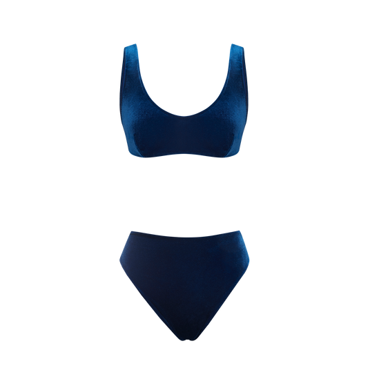 Biquini Must Azul Veludo