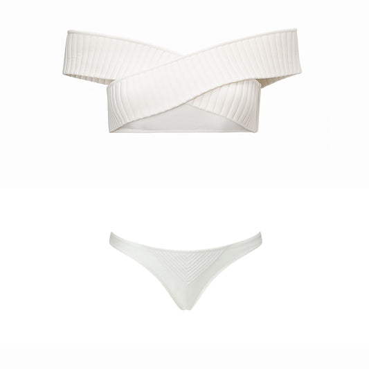 Biquini Carol com Calcinha Off White